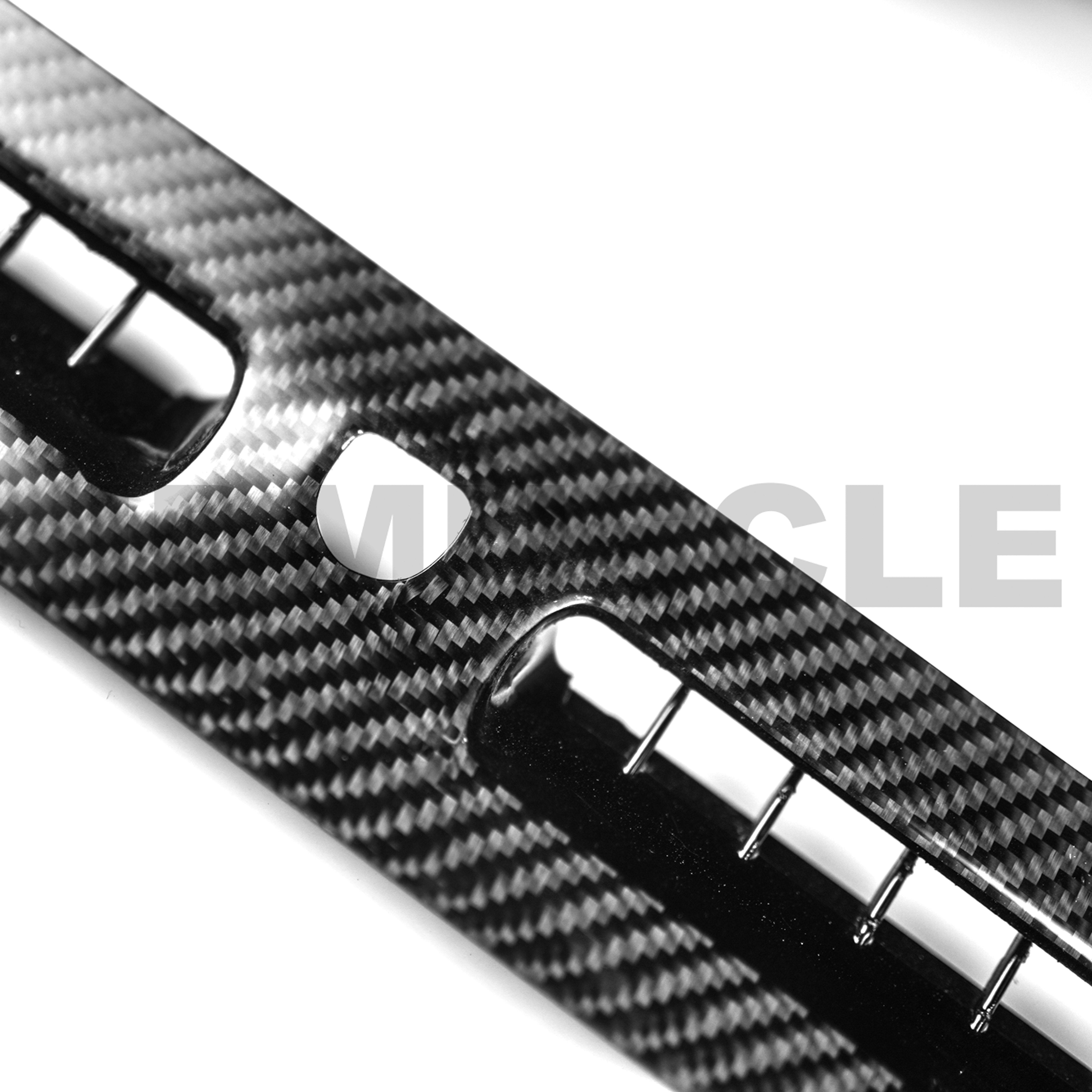 Reemplazo de molduras de ventilación de aire acondicionado de parabrisas de fibra de carbono JDMuscle (WRX/STI 15-21)