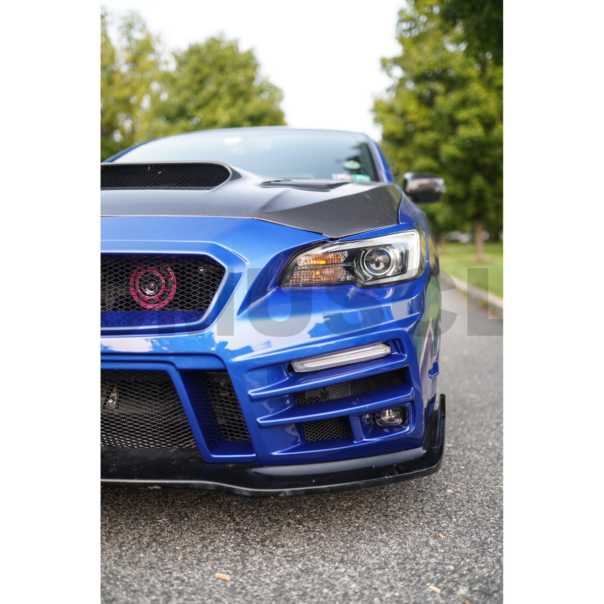 Párpados de faros delanteros con pintura a juego para WRX/STI 15-21 de JDMuscle