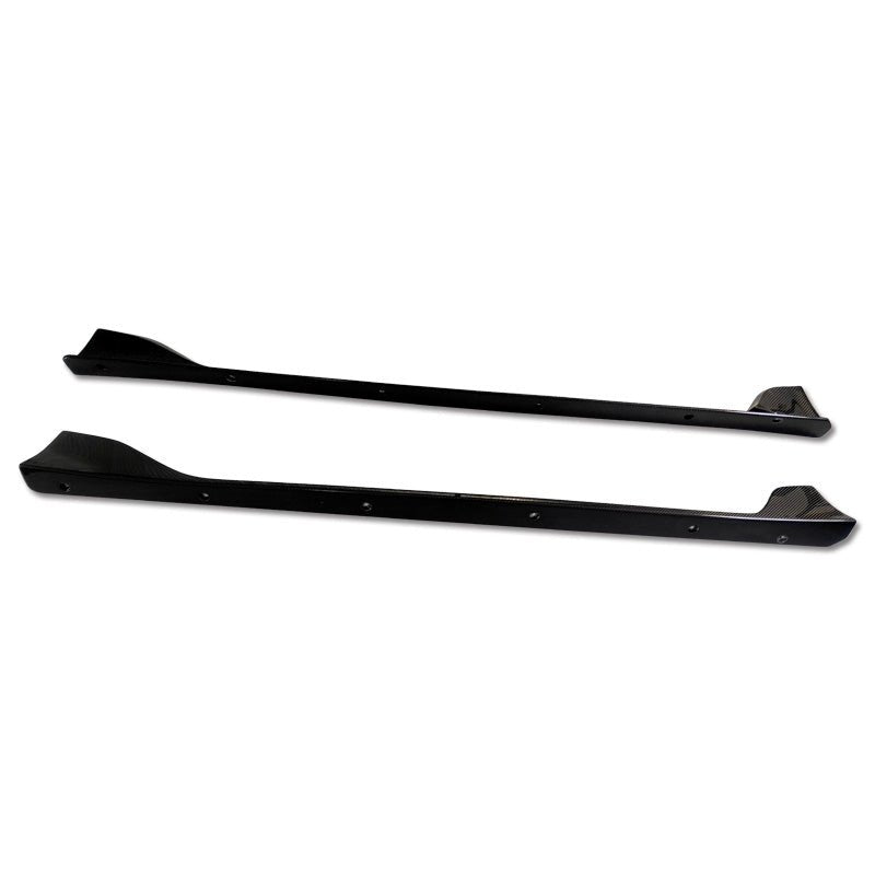 Faldón lateral estilo AM de fibra de carbono Tanso de JDMuscle para Toyota Supra 2020+