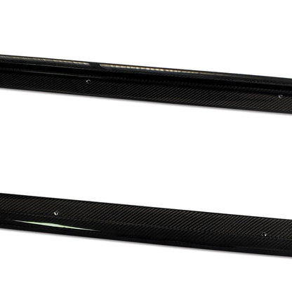 Faldón lateral estilo AM de fibra de carbono Tanso de JDMuscle para Toyota Supra 2020+