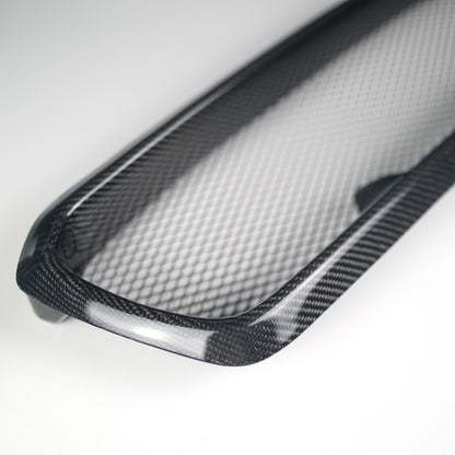 Parrilla JDMuscle Tanso de fibra de carbono/negro brillante V4 - WRX/STI 15-17