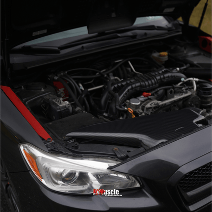 JDMuscle Tanso Carbon Fiber Intake Trim Cover v2 (2015+ Subaru WRX/STI)
