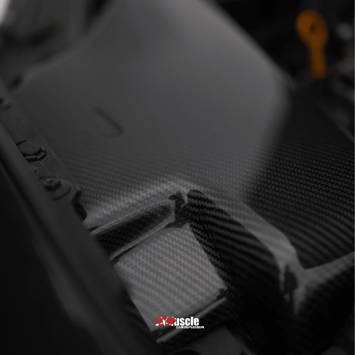 JDMuscle Tanso Carbon Fiber Intake Trim Cover v2 (2015+ Subaru WRX/STI)