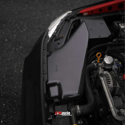 JDMuscle Tanso Carbon Fiber Intake Trim Cover v2 (2015+ Subaru WRX/STI)