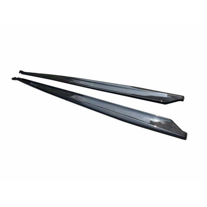 Faldón lateral estilo MX de fibra de carbono JDMuscle Tanso (Toyota Supra 2020+)