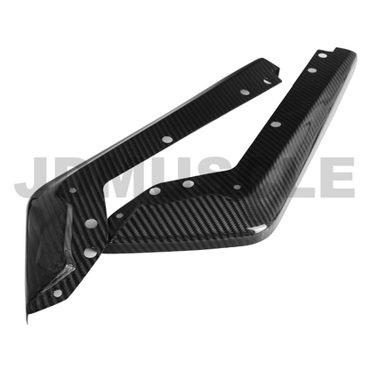 JDMuscle [WRX/STI 15-21] Faldones traseros estilo HT de fibra de carbono