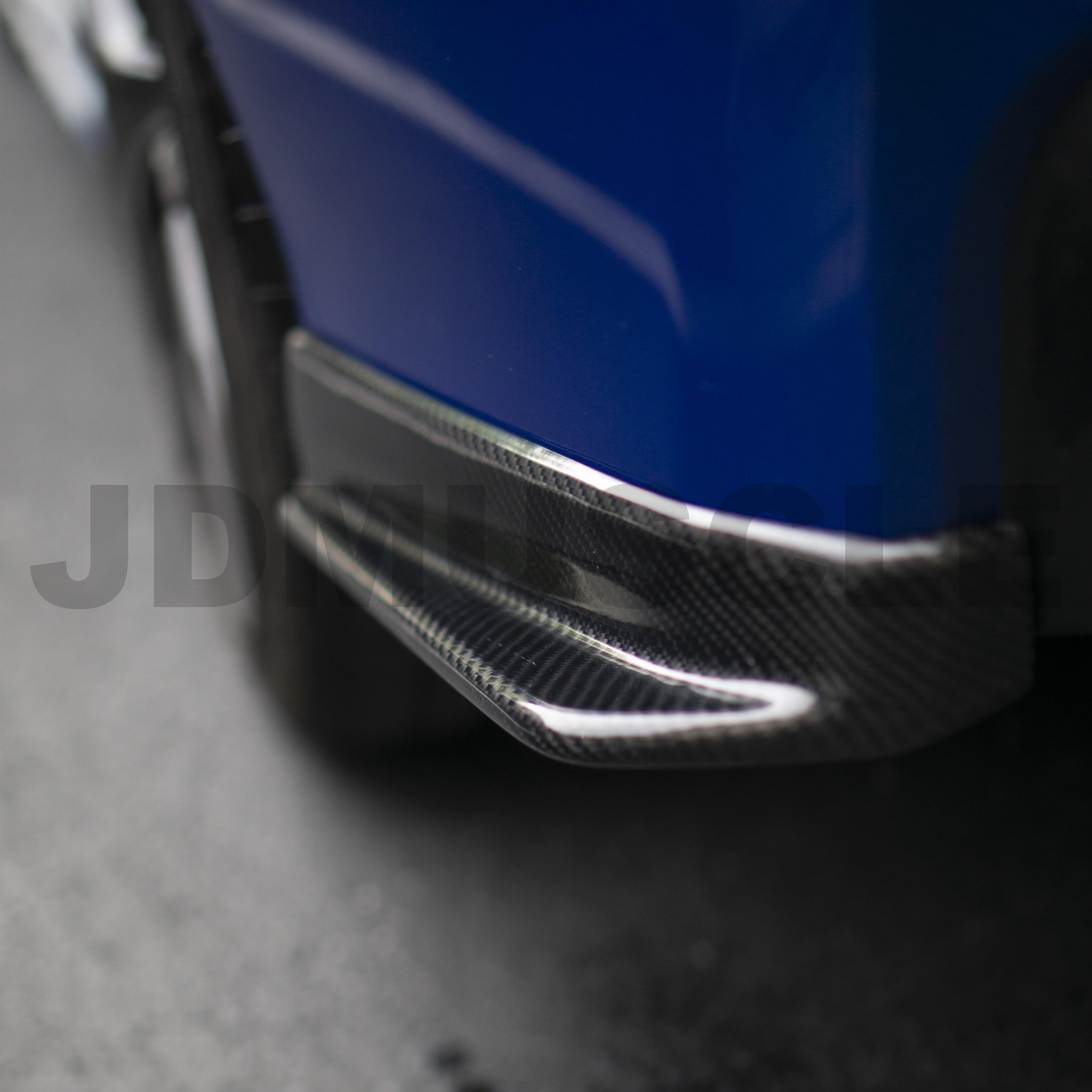 JDMuscle [15-21 WRX/STI] Carbon Fiber Rear Spats - STI Style