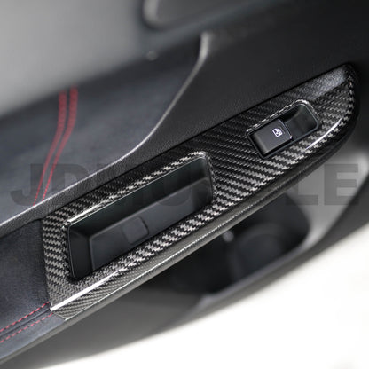 JDMuscle [WRX/STI 15-16] Cubierta de fibra de carbono para interruptor de ventana Tanso