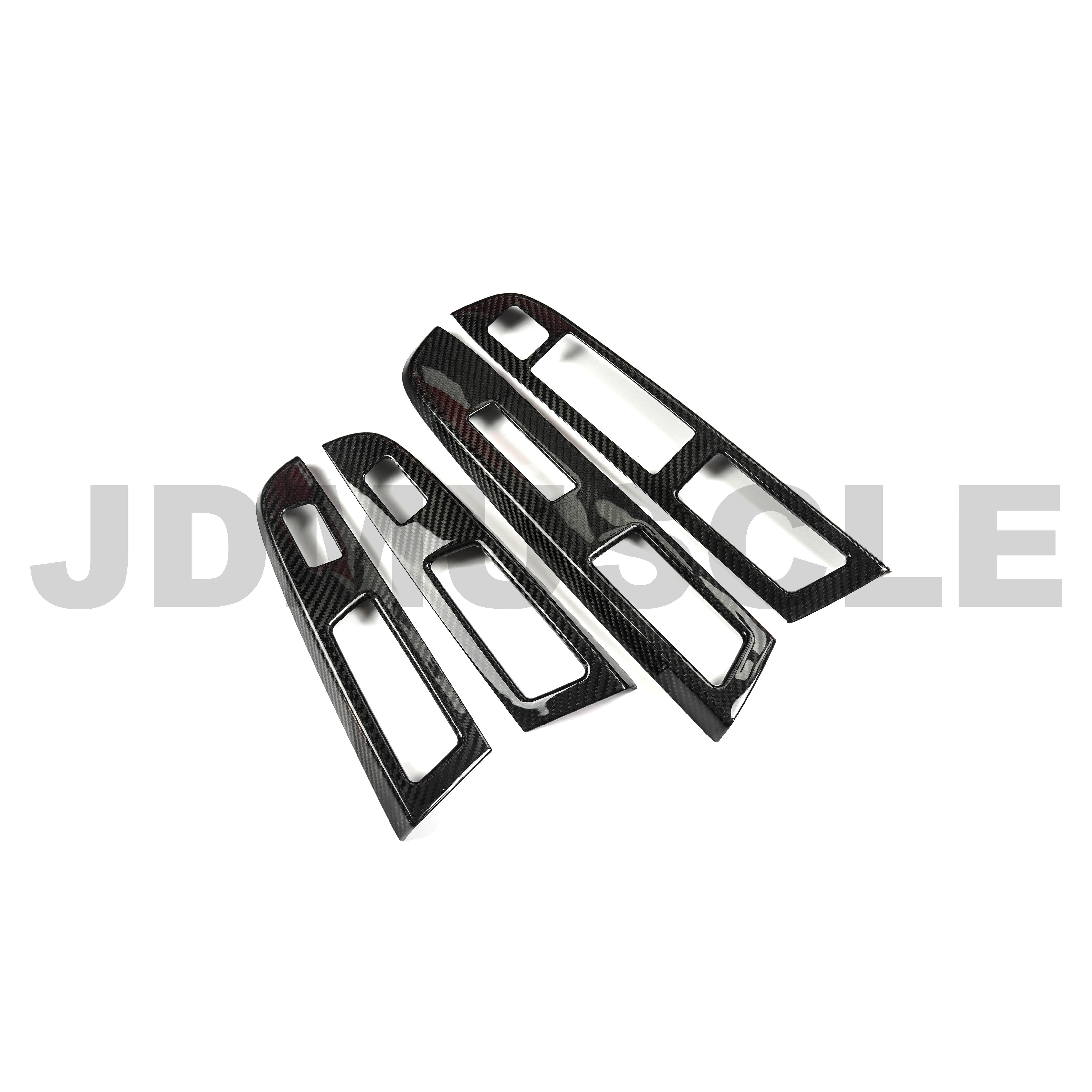 JDMuscle [WRX/STI 15-16] Cubierta de fibra de carbono para interruptor de ventana Tanso