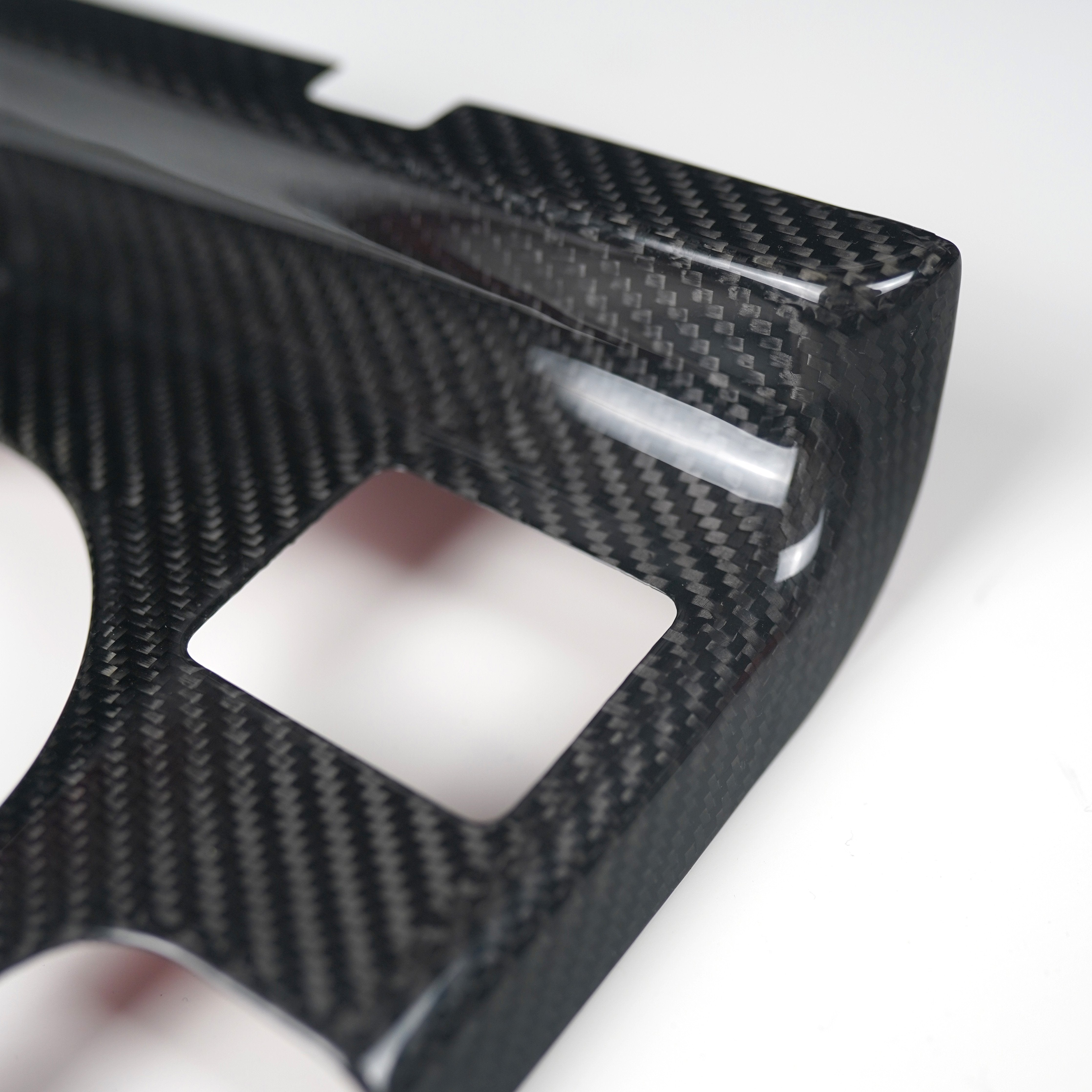 JDMuscle [15-21 WRX] Tanso Dry Carbon Fiber Cup Holder Cover