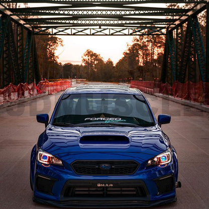 JDMuscle [18-21 WRX/STI] VR STYLE FRONT CARBON FIBER LIP