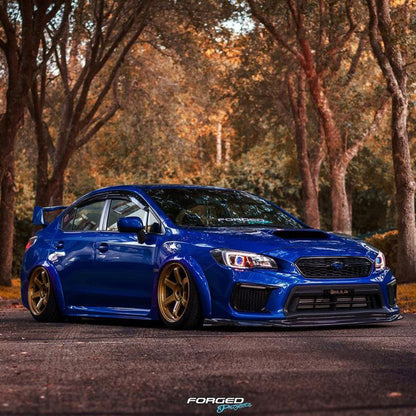 JDMuscle [18-21 WRX/STI] VR STYLE FRONT CARBON FIBER LIP