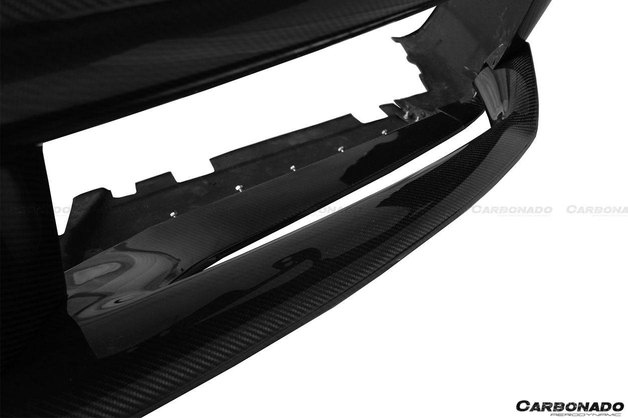 Parachoques delantero de fibra de carbono estilo Ferrari 488 GTB Spider Carbonado 2015-2020