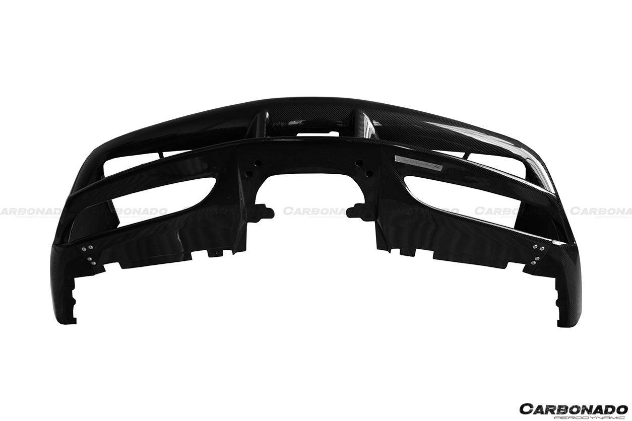 Parachoques delantero de fibra de carbono estilo Ferrari 488 GTB Spider Carbonado 2015-2020
