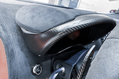 Cubierta de fibra de carbono seca para el panel de instrumentos DarwinPRO | McLaren 540C, 570S, 570GT, 600LT (2015-2021)