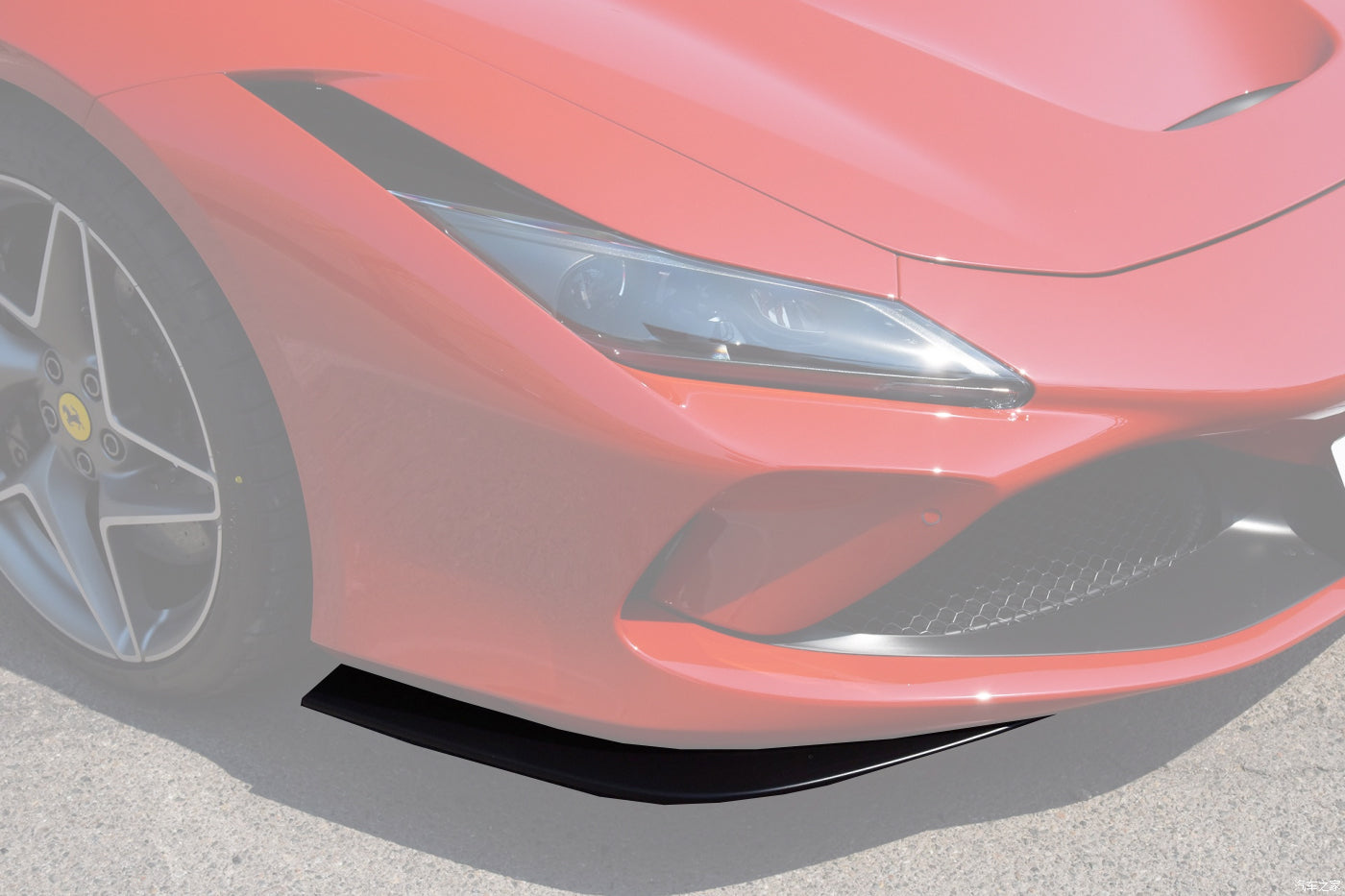 DarwinPRO 2019-2023 Ferrari F8 OE Style Autoclave Carbon Fiber Front Bumper Side Splitter