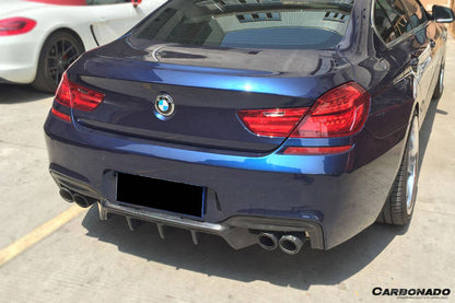 Carbonado 2011-2018 BMW 6 Series F06 F12 F13 M-Sport VRS Style Carbon Fiber Rear Lip (MT ONLY)