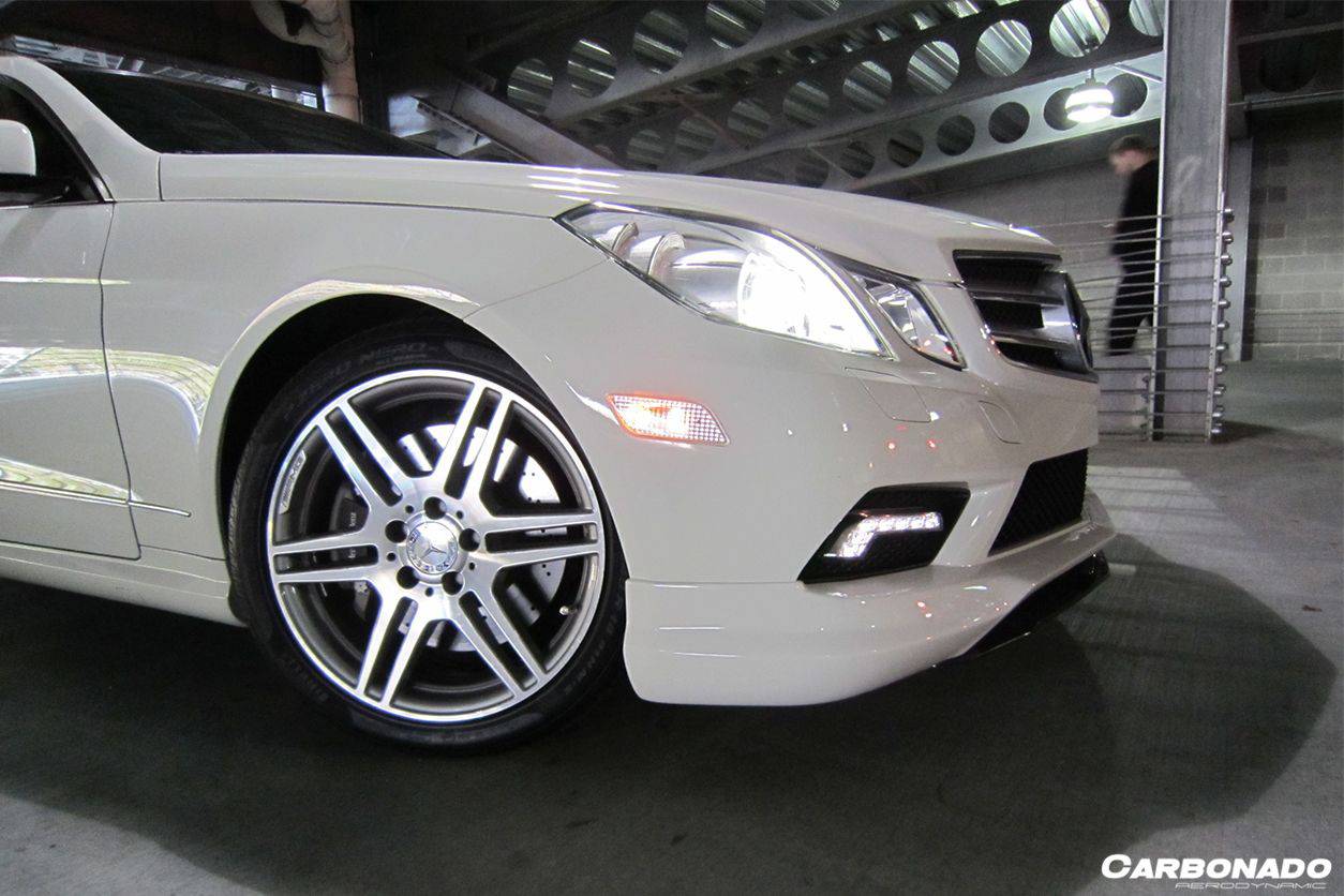 Carbonado 2010-2013 Mercedes Benz E Class W207 Coupe CRS Style Carbon Fiber Front Lip