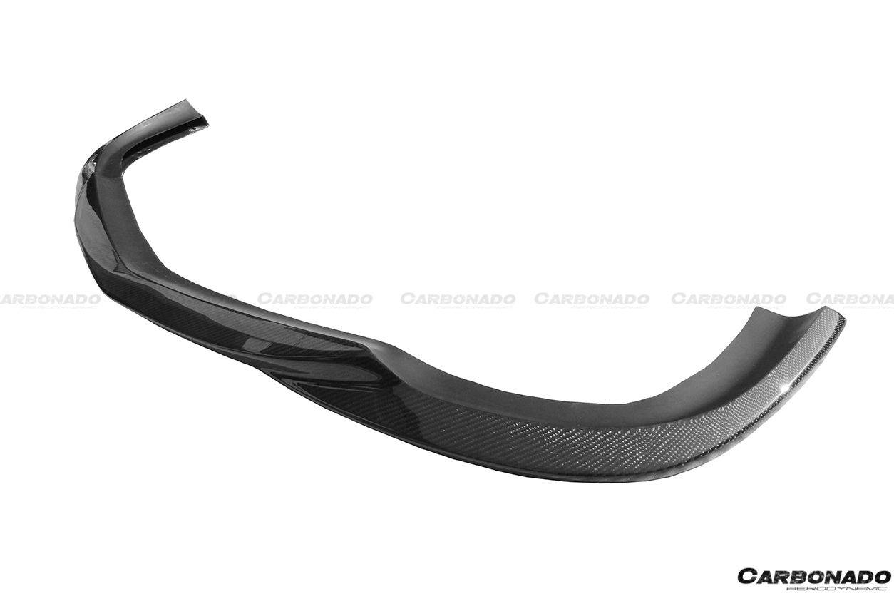 Borde delantero de fibra de carbono estilo Mercedes Benz W204.1 C63 AMG L1 Carbonado 2008-2011
