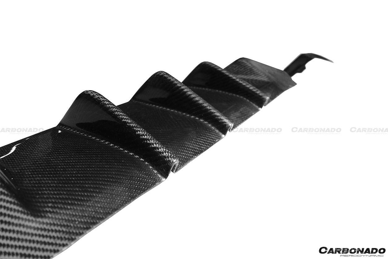 Carbonado 2011-2018 BMW 6 Series F06 F12 F13 M-Sport VRS Style Carbon Fiber Rear Lip (MT ONLY)