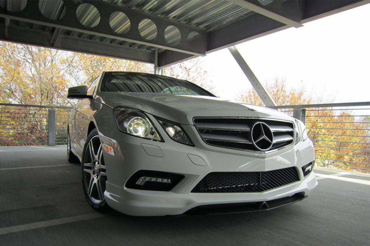 Carbonado 2010-2013 Mercedes Benz E Class W207 Coupe CRS Style Carbon Fiber Front Lip