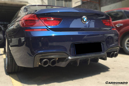 Carbonado 2011-2018 BMW 6 Series F06 F12 F13 M-Sport VRS Style Carbon Fiber Rear Lip (MT ONLY)