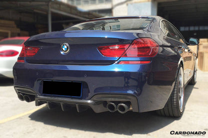 Carbonado 2011-2018 BMW 6 Series F06 F12 F13 M-Sport VRS Style Carbon Fiber Rear Lip (MT ONLY)
