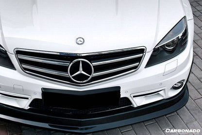 Carbonado 2008-2011 Mercedes Benz W204.1 C63 AMG L2 Style Carbon Fiber Front Lip
