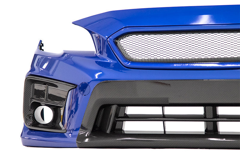OLM LE Dry Carbon Fiber Lower Bumper Cover - 2018-2020 WRX / STI - 2