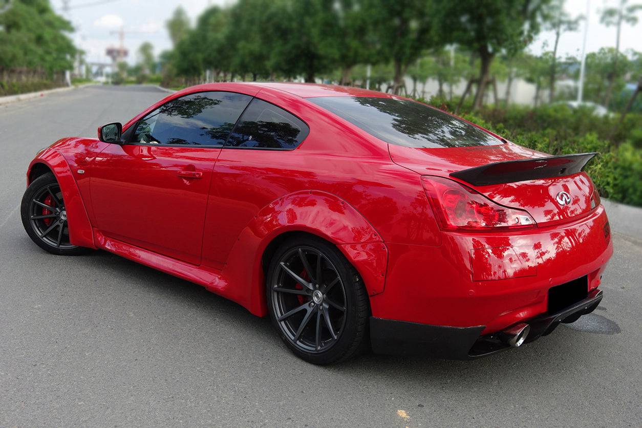 Carbonado 2008-2015 Infiniti G37S Coupe DE Style Wide Body Fender Flare