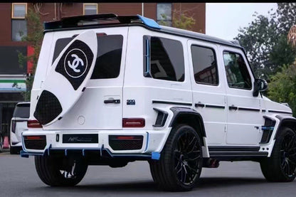 Mercedes Benz Clase G W464 Carbonado 2019-2025 | Alerón de techo trasero estilo BR para W465 G-Wagon | Compatible con G500, G550 y G63 AMG