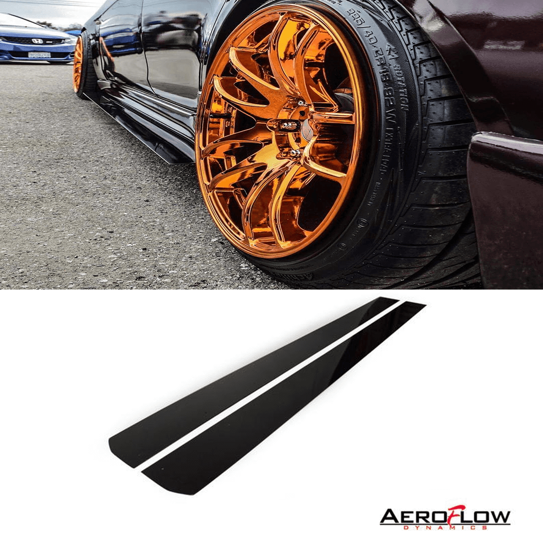 Aeroflow Dynamics 2007-2014 Mitsubishi Evox/Ralliart  Side Skirt Extension V1