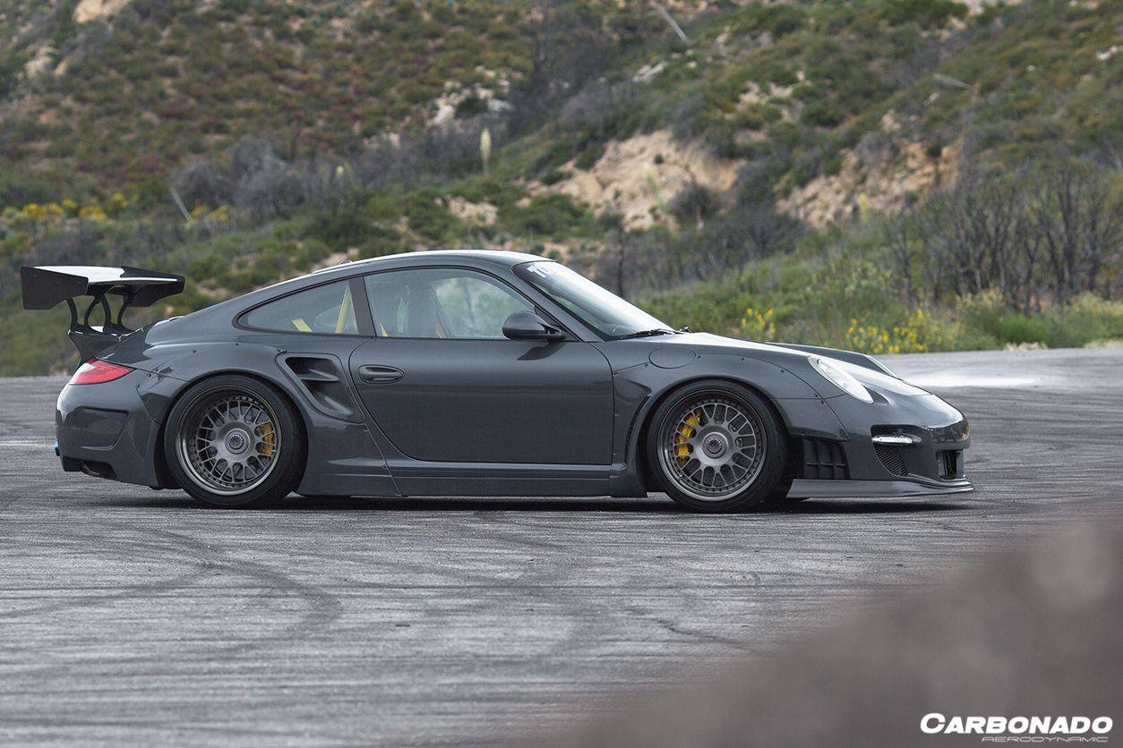 Carbonado 2009-2012 Porsche 911 997 Turbo S DE Style Trunk Spoiler