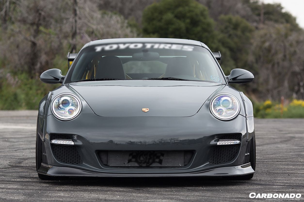 Carbonado 2009-2012 Porsche 911 997.2 TurboS 4S DE Style Auto Full Wide Body Kit
