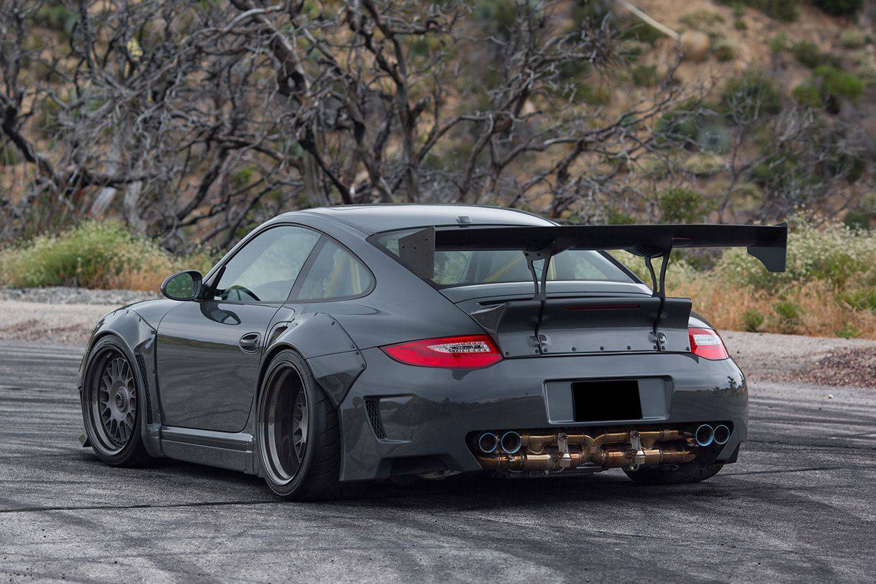 Carbonado 2009-2012 Porsche 911 997 Turbo S DE Style Trunk Spoiler