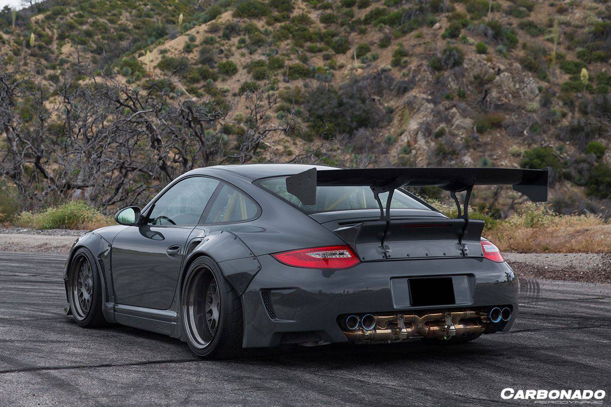 Carbonado 2009-2012 Porsche 911 997.2 Turbo    S DE Style Wide Body Fender Flare