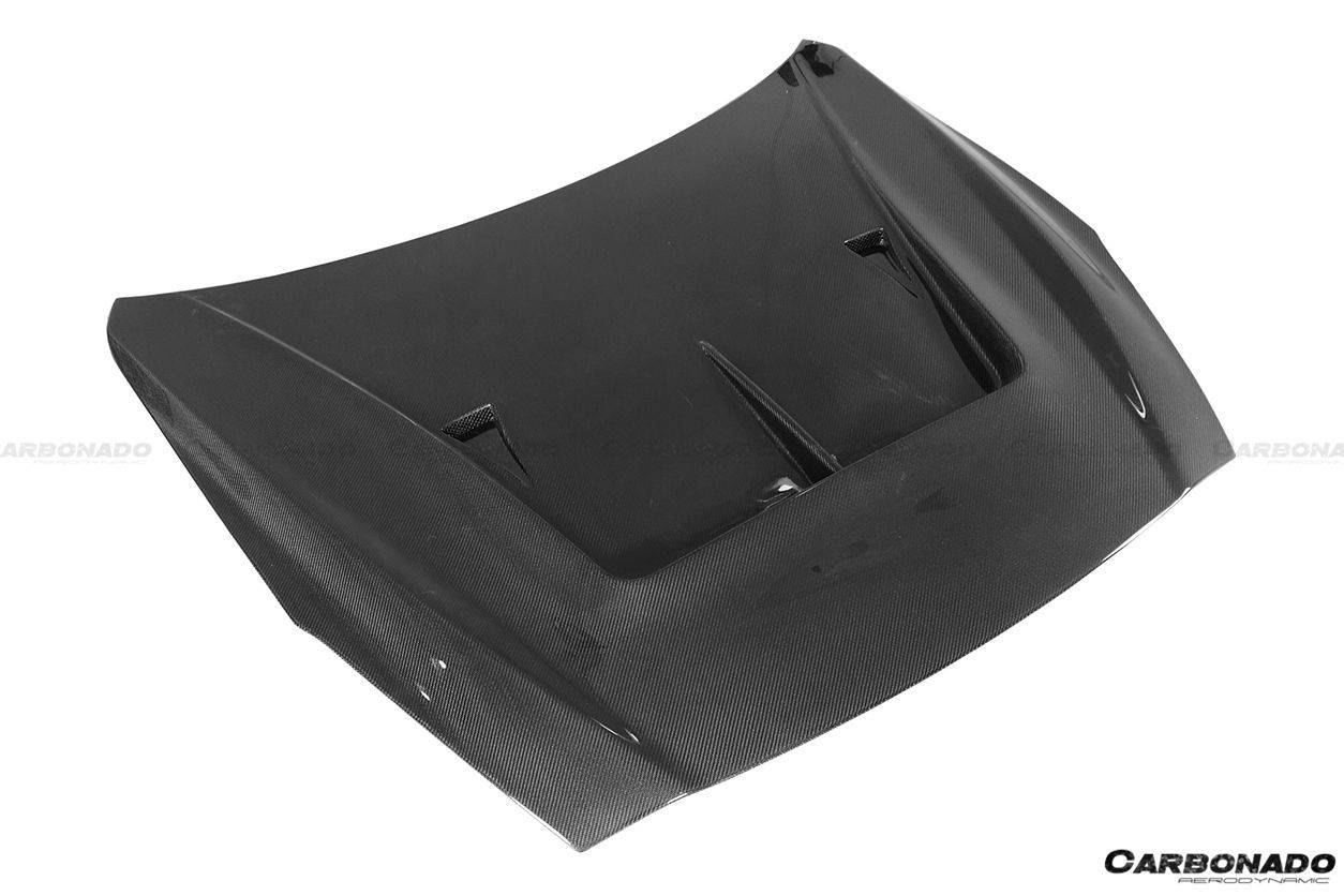 Capó de fibra de carbono estilo Nissan GTR R35 CBA DBA LII (2009-2016)