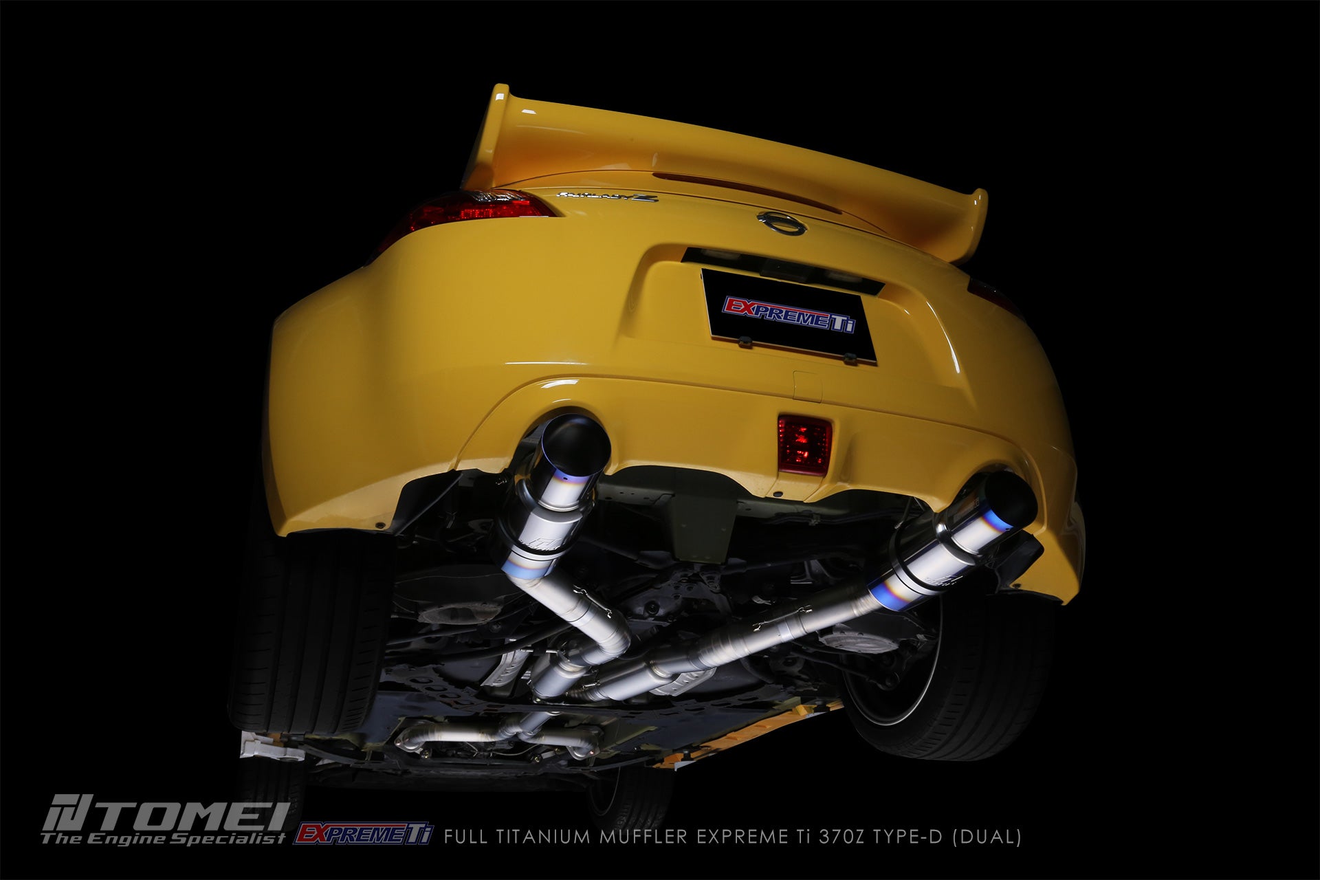 Tomei Titanium Dual Exit Cat-Back Exhaust System | 2009-2020 Nissan 370Z