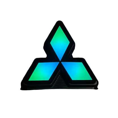 Lit Logos Diamonds Grill Badge | Lancer, Eclipse, and more! - Lit Logos