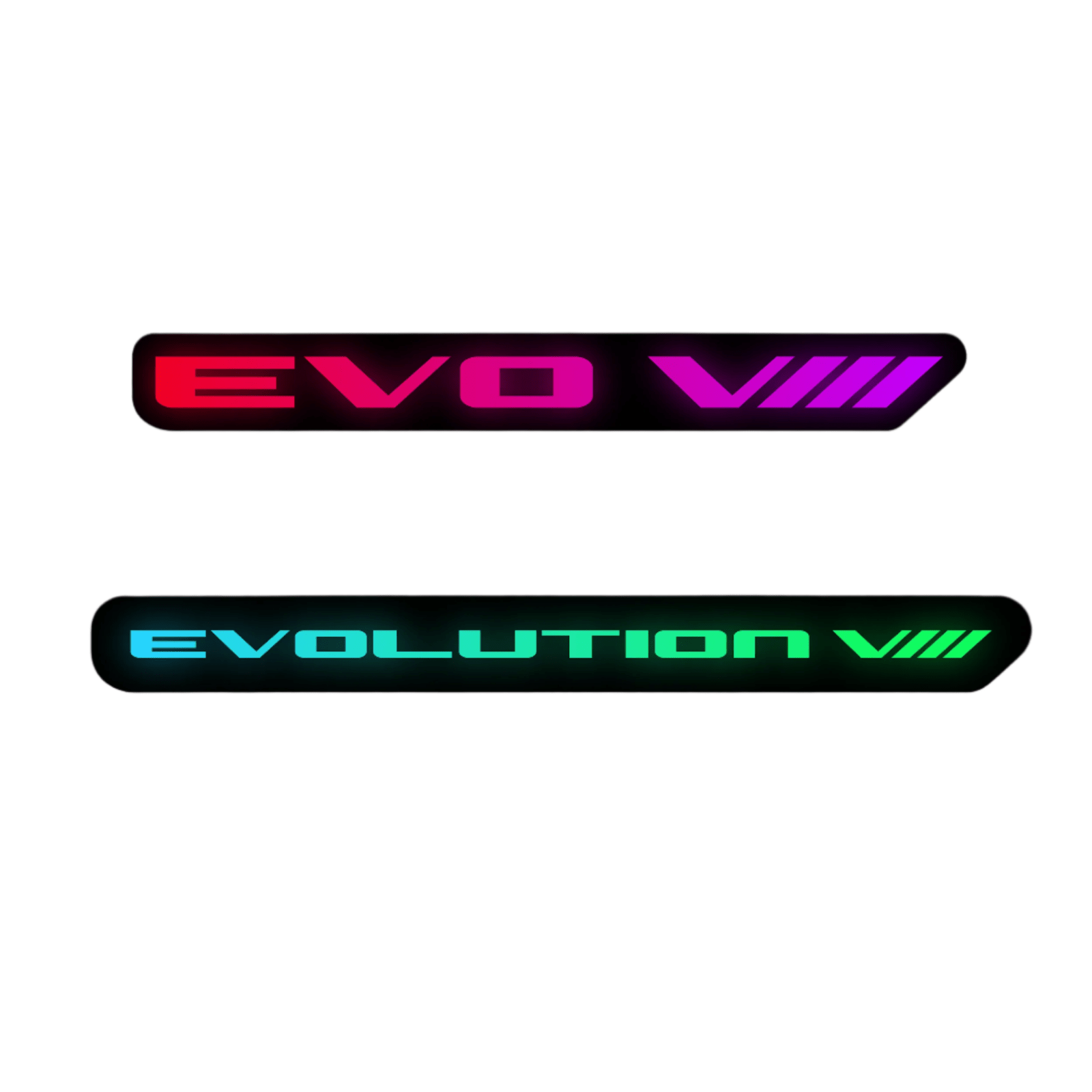 Lit Logos Evo 8 Grill Badge | 2003 - 2005 Evolution 8 - Lit Logos