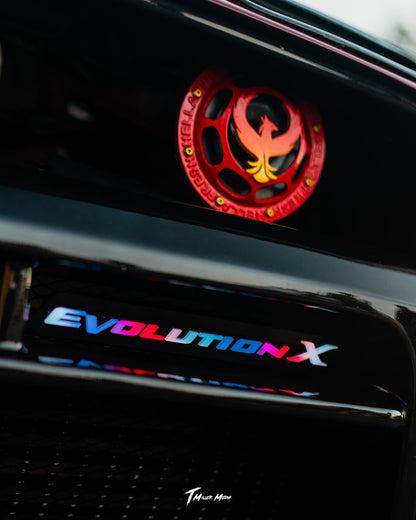 Lit Logos Evo X Grill Badge | 2007 - 2016 Evolution X - Lit Logos