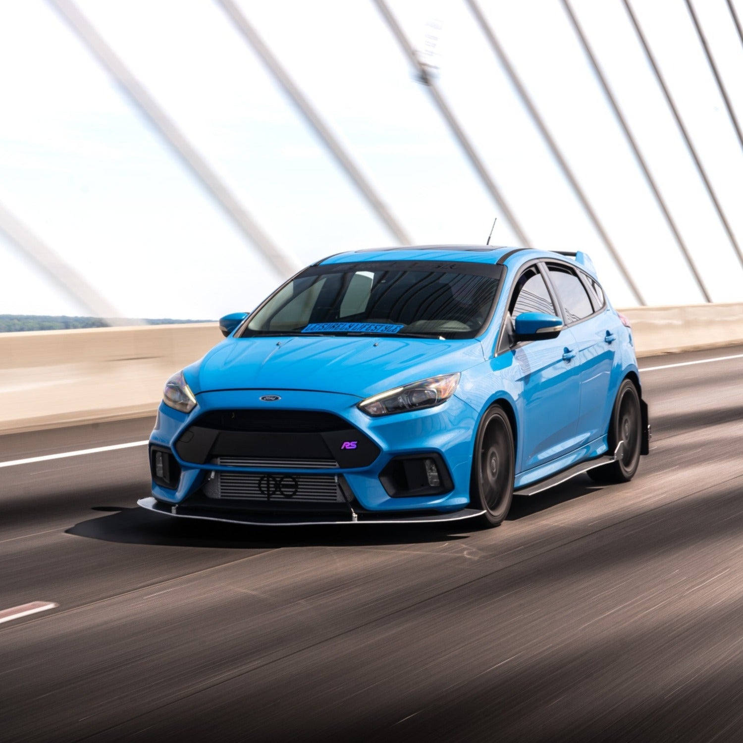 Lit Logos RS Grill Badge | 2015 - 2018 Focus RS - Lit Logos