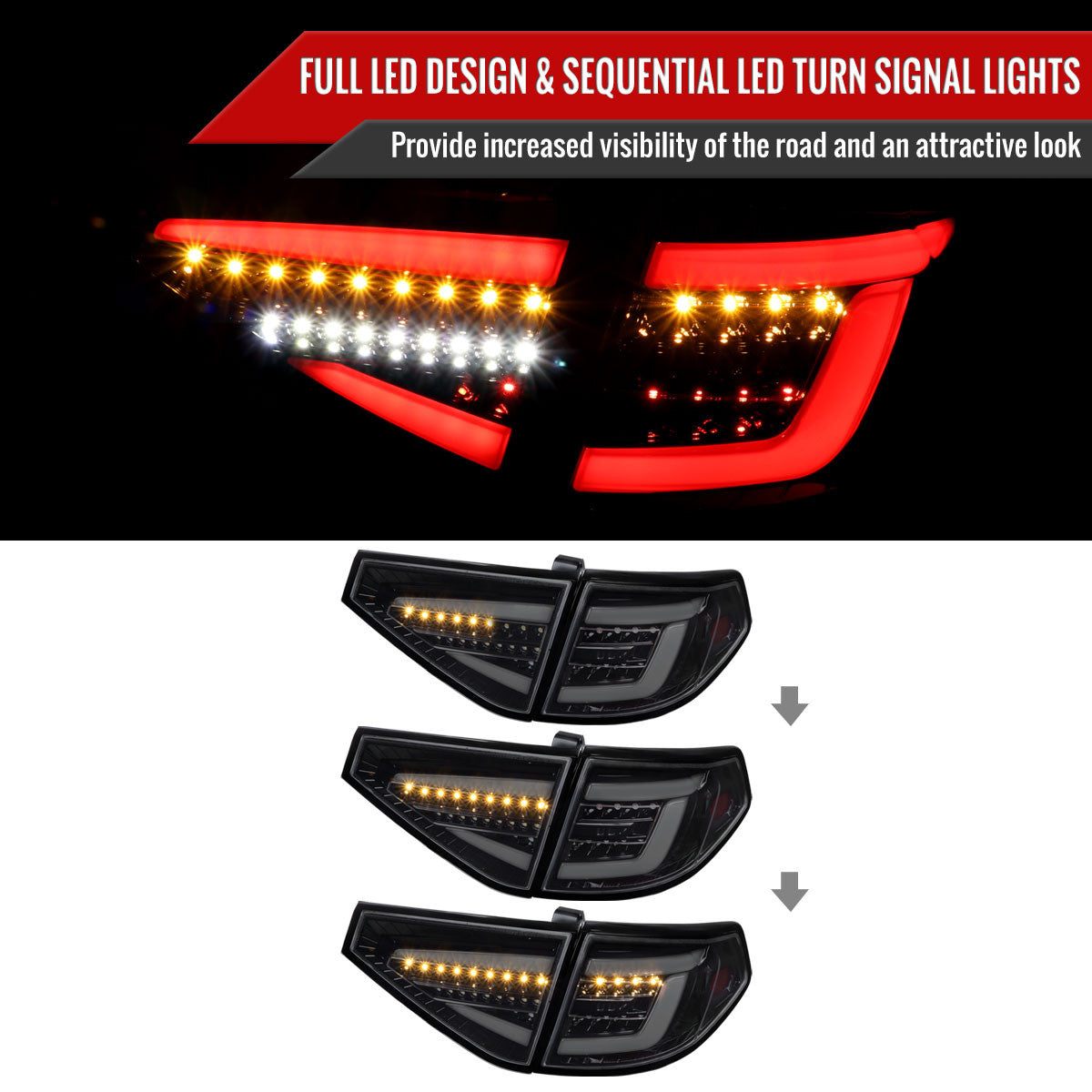 NTXGLOW RGB Tail Lights | 2008-2014 Subaru WRX/STi Hatch