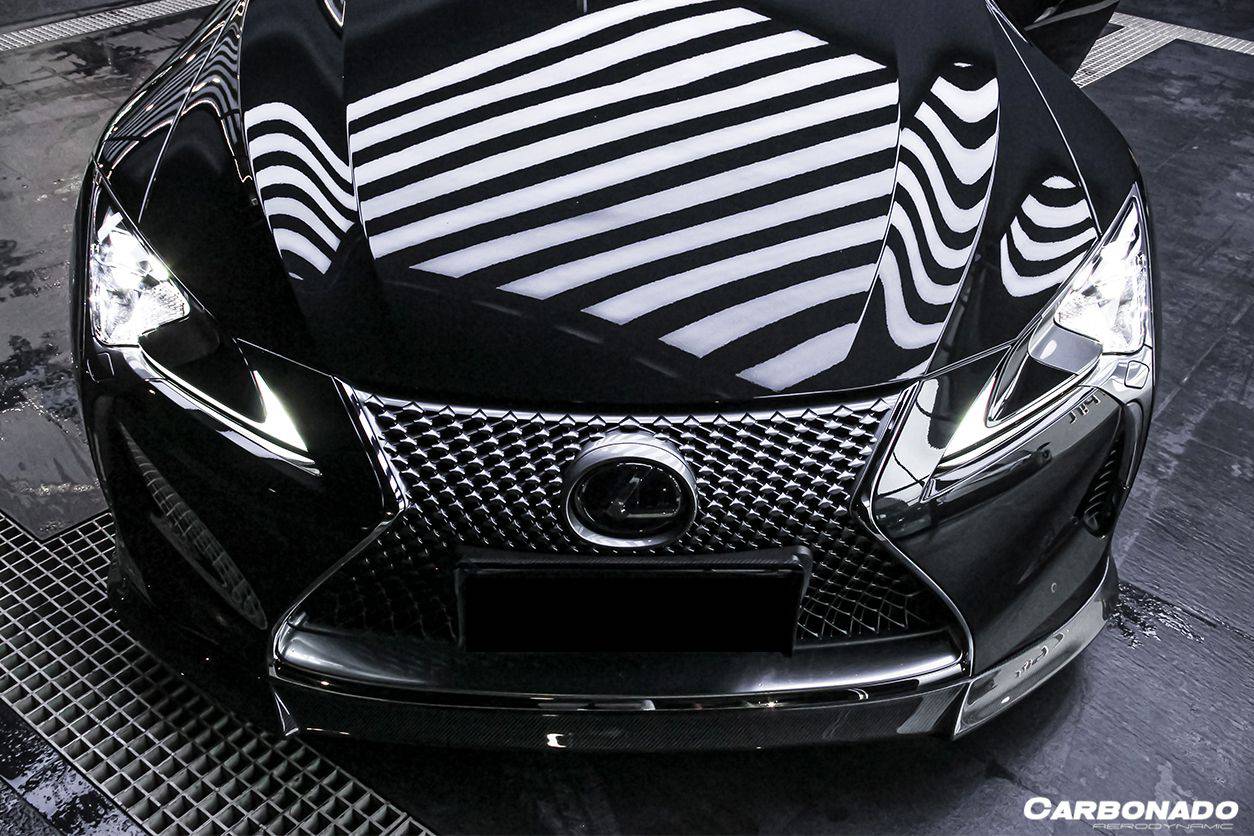 Carbonado 2017-2021 Lexus LC500 LC500H V-LC VRS Style Carbon Fiber Front Lip