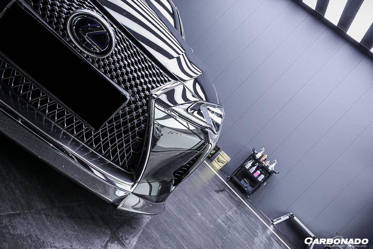 Carbonado 2017-2021 Lexus LC500 LC500H V-LC VRS Style Carbon Fiber Front Lip