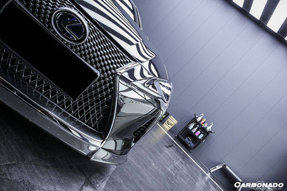 Carbonado 2017-2021 Lexus LC500 LC500H V-LC VRS Style Carbon Fiber Front Lip