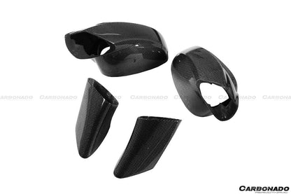 Reemplazo de espejo retrovisor de fibra de carbono estilo OE para Ferrari 488 GTB Spyder Carbonado 2015-2020