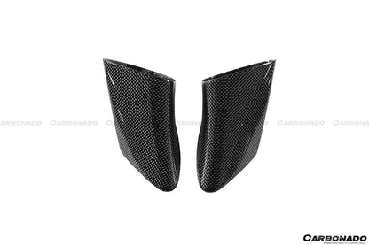 Reemplazo de espejo retrovisor de fibra de carbono estilo OE para Ferrari 488 GTB Spyder Carbonado 2015-2020