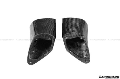 Reemplazo de espejo retrovisor de fibra de carbono estilo OE para Ferrari 488 GTB Spyder Carbonado 2015-2020