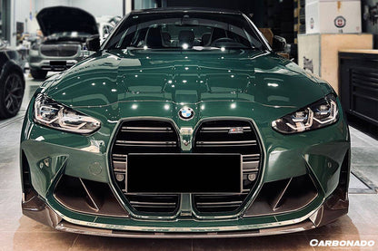 Borde delantero de fibra de carbono estilo MP para BMW M3 G80 M4 G82 G83 (2021 en adelante)
